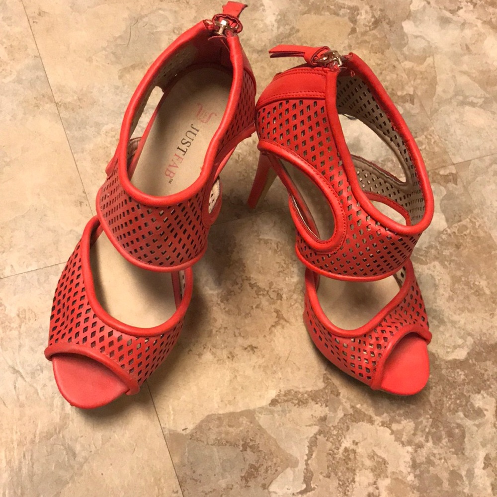 Coral heels